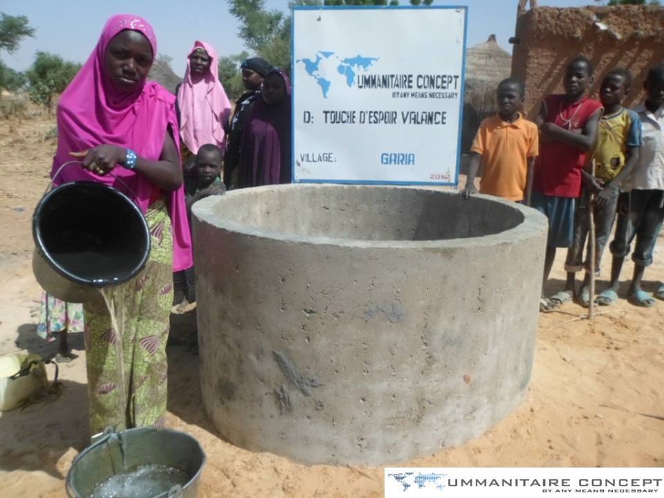 Consutrcution d'un puits au Niger - Touche d'espoir