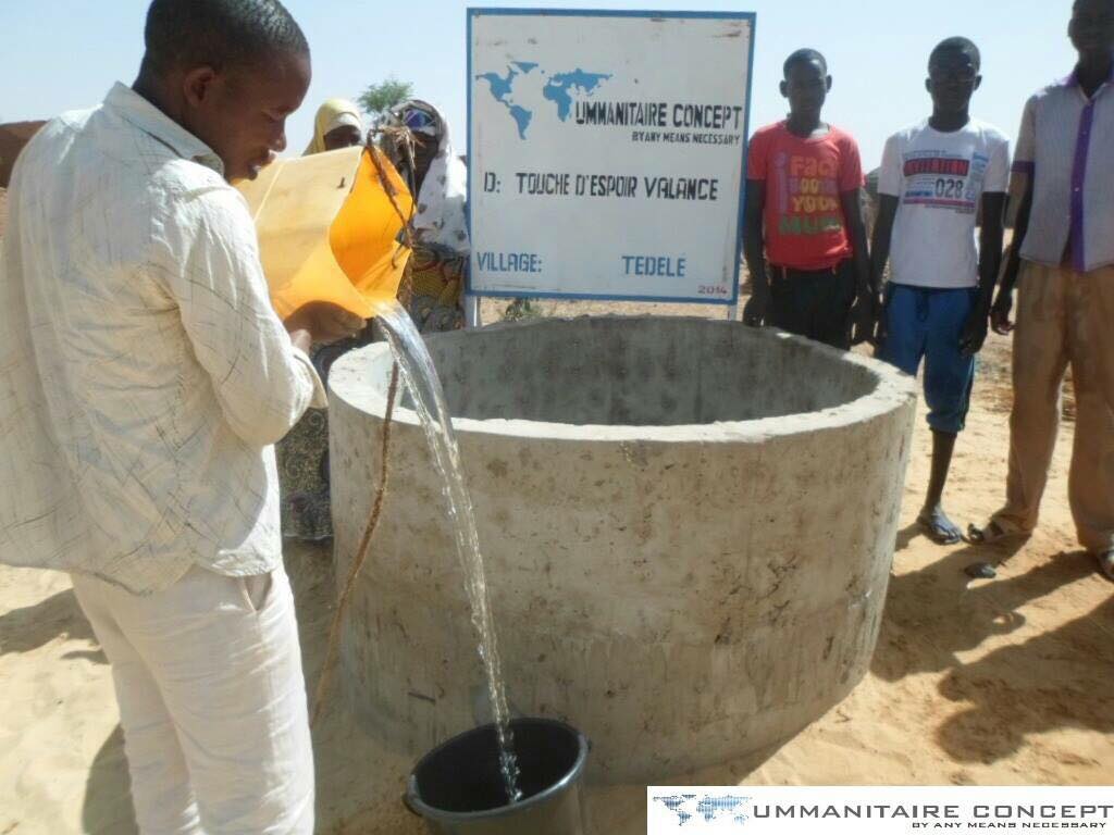 Construction d'un puits à Tedele au Niger en 2015